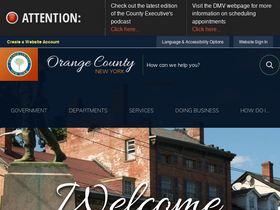 'orangecountygov.com' screenshot
