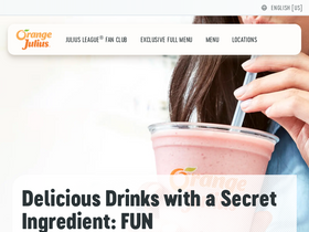'orangejulius.com' screenshot