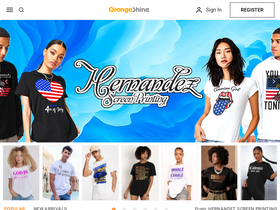 'orangeshine.com' screenshot
