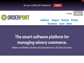 'orderport.net' screenshot