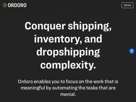 'ordoro.com' screenshot