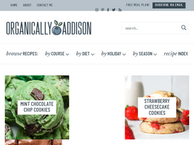 'organicallyaddison.com' screenshot