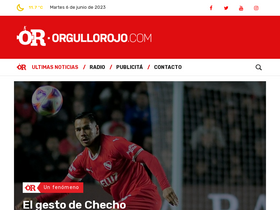 'orgullorojo.com' screenshot