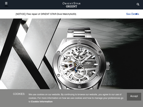'orient-watch.com' screenshot