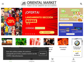 'orientalmarket.es' screenshot