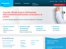 'orientamento.ch' screenshot