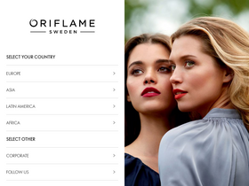 'oriflame.com' screenshot