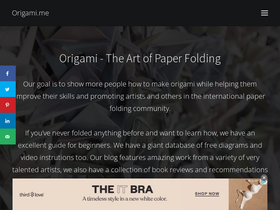 'origami.me' screenshot