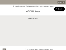 'origamijapan.net' screenshot