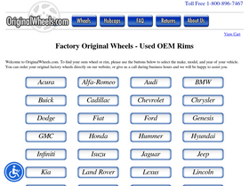 'originalwheels.com' screenshot