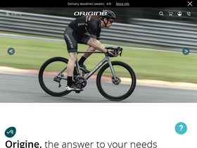 'origine-cycles.com' screenshot