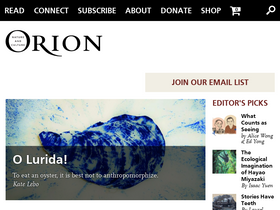 'orionmagazine.org' screenshot