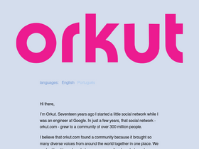 'orkut.com' screenshot