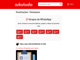 'orkutudo.com' screenshot