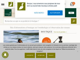 'ornithomedia.com' screenshot