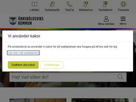 'ornskoldsvik.se' screenshot