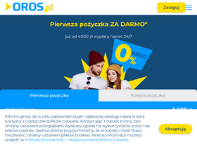 'oros.pl' screenshot