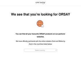 'orsay.com' screenshot
