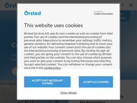 'orsted.com' screenshot