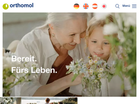 'orthomol.com' screenshot
