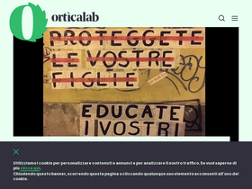 'orticalab.it' screenshot