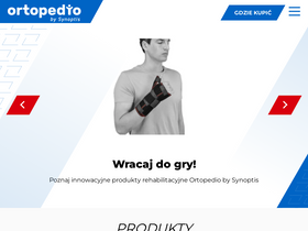 'ortopedio.pl' screenshot