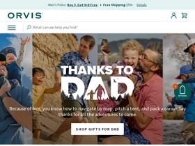 'orvis.com' screenshot