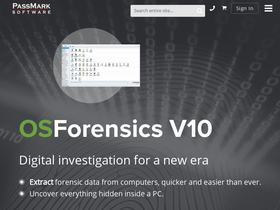 'osforensics.com' screenshot