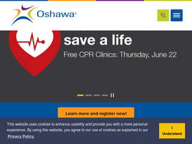 'oshawa.ca' screenshot