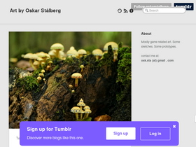 'oskarstalberg.com' screenshot