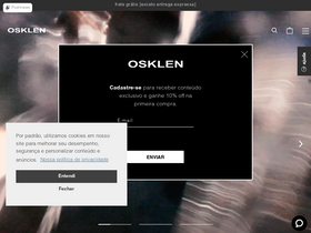 'osklen.com.br' screenshot