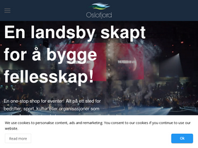 'oslofjord.com' screenshot