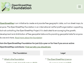 'osmfoundation.org' screenshot