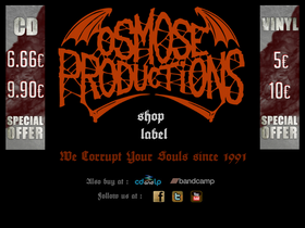 'osmoseproductions.com' screenshot