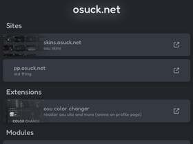 'osuck.net' screenshot