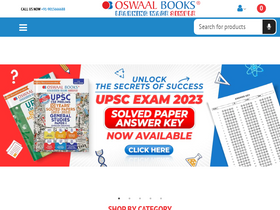 'oswaalbooks.com' screenshot