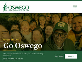 'oswego.edu' screenshot