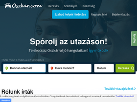 'oszkar.com' screenshot