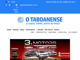 'otaboanense.com.br' screenshot