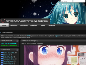 'otaku-streamers.com' screenshot