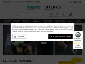 'oteros.es' screenshot
