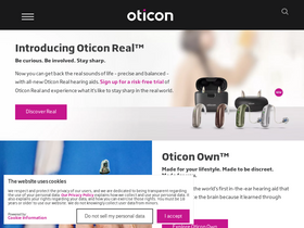 'oticon.global' screenshot