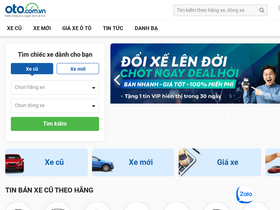 'oto.com.vn' screenshot