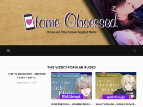 'otomeobsessed.com' screenshot