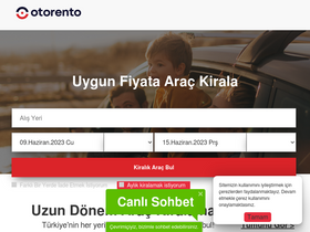 'otorento.com.tr' screenshot