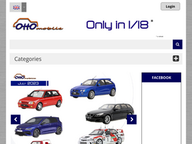 'otto-models.com' screenshot