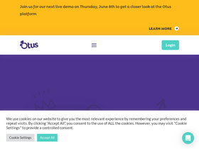 'otus.com' screenshot