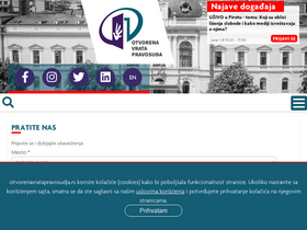 'otvorenavratapravosudja.rs' screenshot