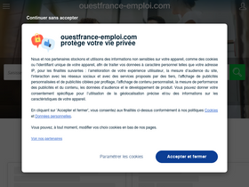 'ouestfrance-emploi.com' screenshot