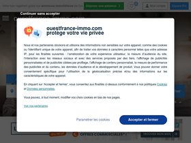 'ouestfrance-immo.com' screenshot